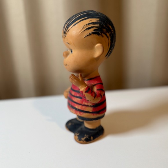 Vintage Linus Peanuts Gang Rubber Toy‎ Figure 1950s 1960s